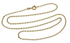 Kette 3.94g 585/- Gelbgold. Laenge ca. 43.50 cm