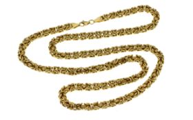 Kette 79.16g 750/- Gelbgold. Laenge ca. 63 cm