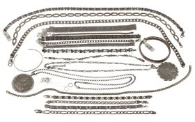 Konvolut Silberschmuck 475.73g 835/- und 925/- Silber