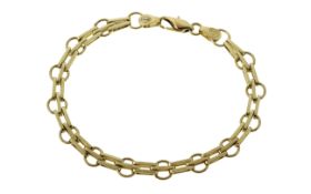 Armband 13.61g 585/- Gelbgold. Laenge ca. 20.50 cm