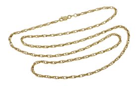 Kette 2.72g 585/- Gelbgold. Laenge ca. 55 cm