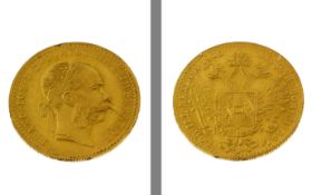 Goldmuenze 1 Dukate 3.49g 986/- Gelbgold 1915