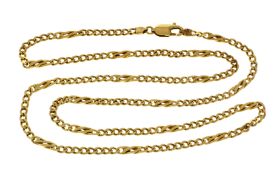 Kette 13.69g 333/- Gelbgold. Laenge ca. 61 cm