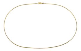 Kette 3.85g 585/- Gelbgold. Laenge ca. 40.50 cm