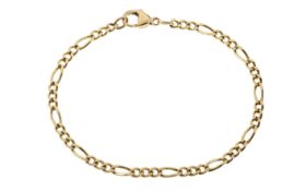 Armband 7.08g 585/- Gelbgold. Laenge ca. 20 cm