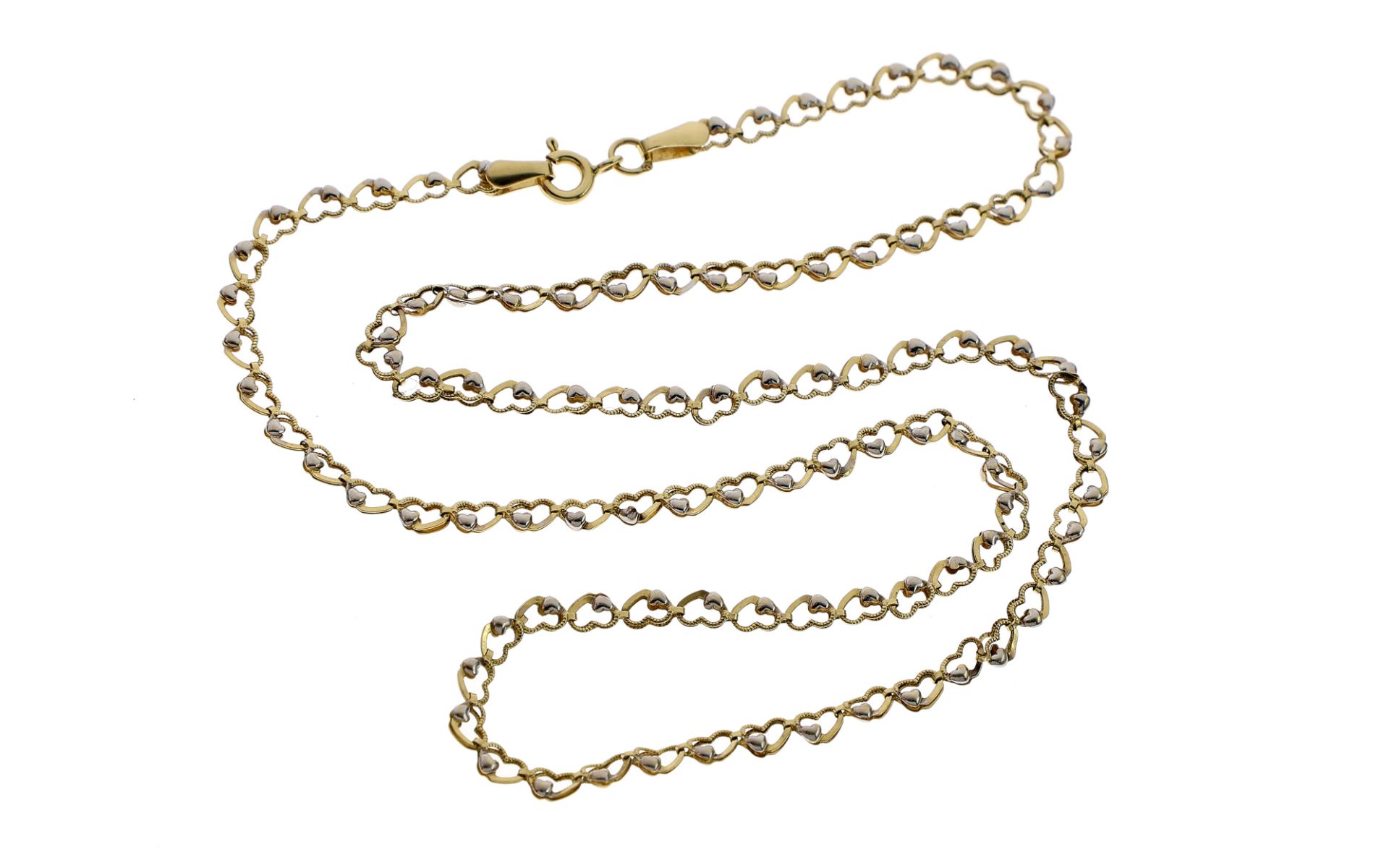 Kette 2.81g 585/- Gelbgold. Laenge ca. 43.50 cm