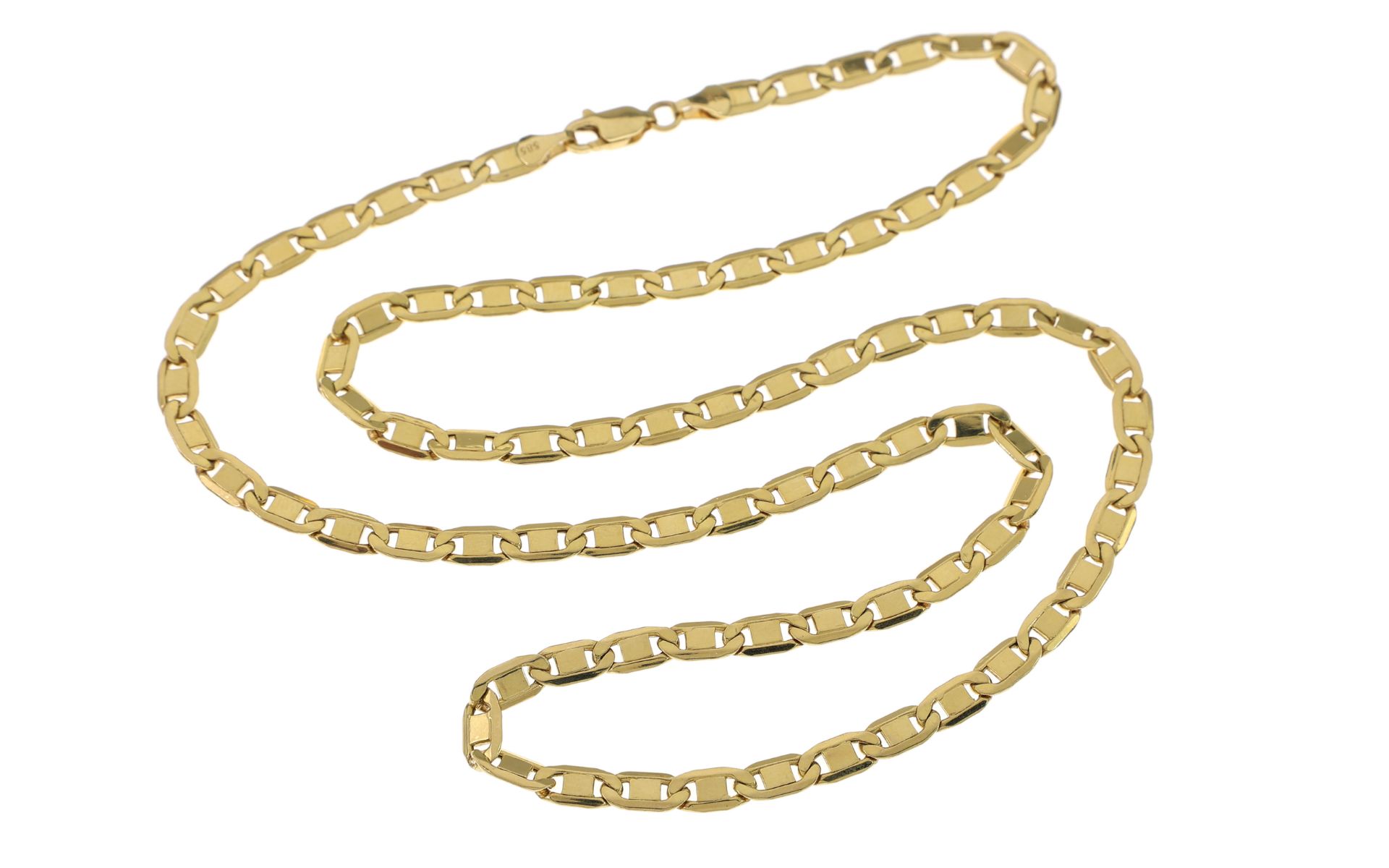 Kette 9.44g 585/- Gelbgold. Laenge ca. 55 cm