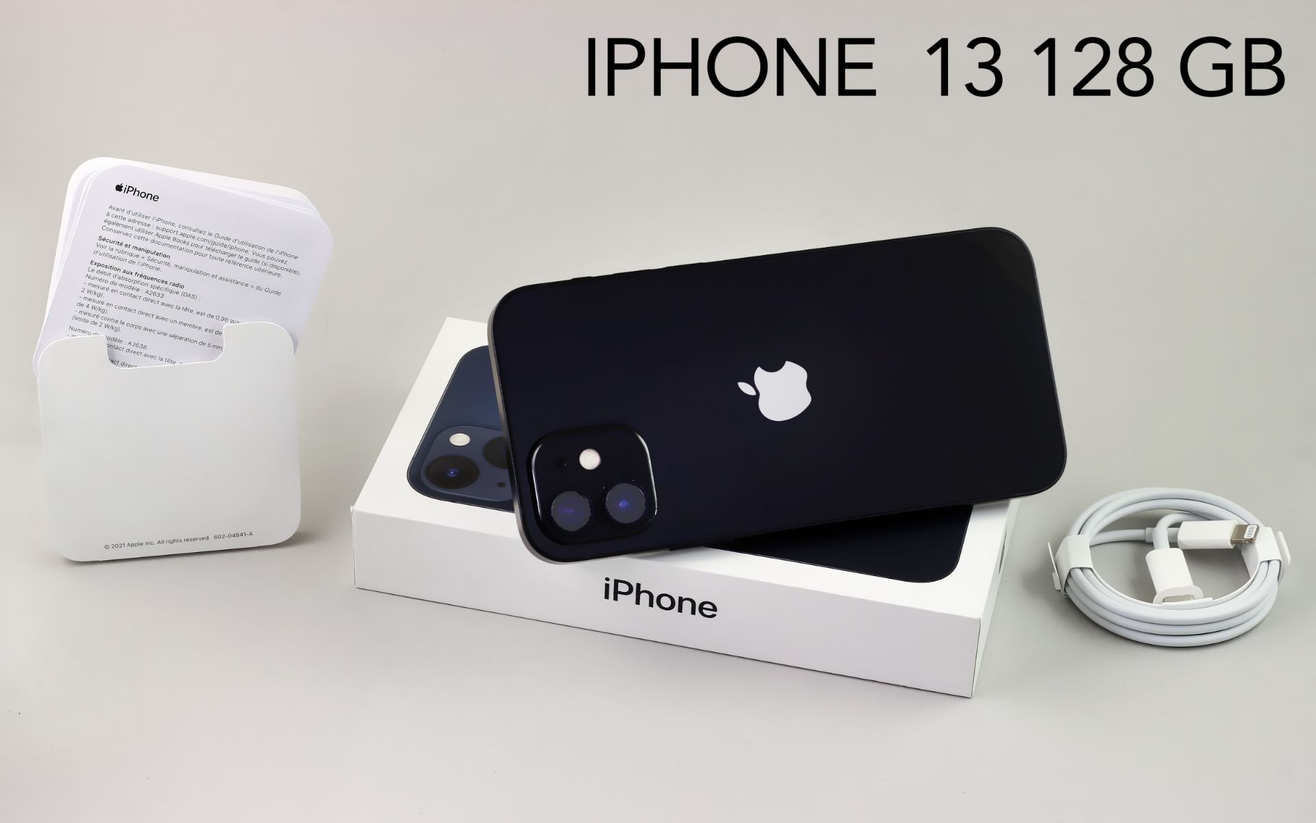 Iphone 13 128GB. mit Zubehoer und Karton. Farbe: Midnight