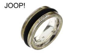 Joop! Ring 15.75g 925/- Silber mit Kunststoff. Ringgroesse ca. 59