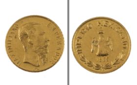 Goldmuenze 0.49g 900/- Gelbgold 1865