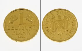 Goldmuenze 1 Deutsche Mark 12g 999/- Gelbgold 2001 G