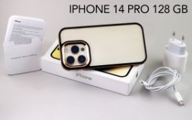 Iphone 14 Pro 128GB mit Ladekabel und Karton. Farbe: Gold