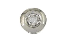 Anhaenger 0.40g 375/- Weissgold mit Diamant ca. 0.03 ct.