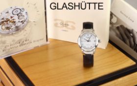 Glashuette Original Lady Sport Ref. 11033414104 Automatik Edelstahl. mit Box und mit Papiere