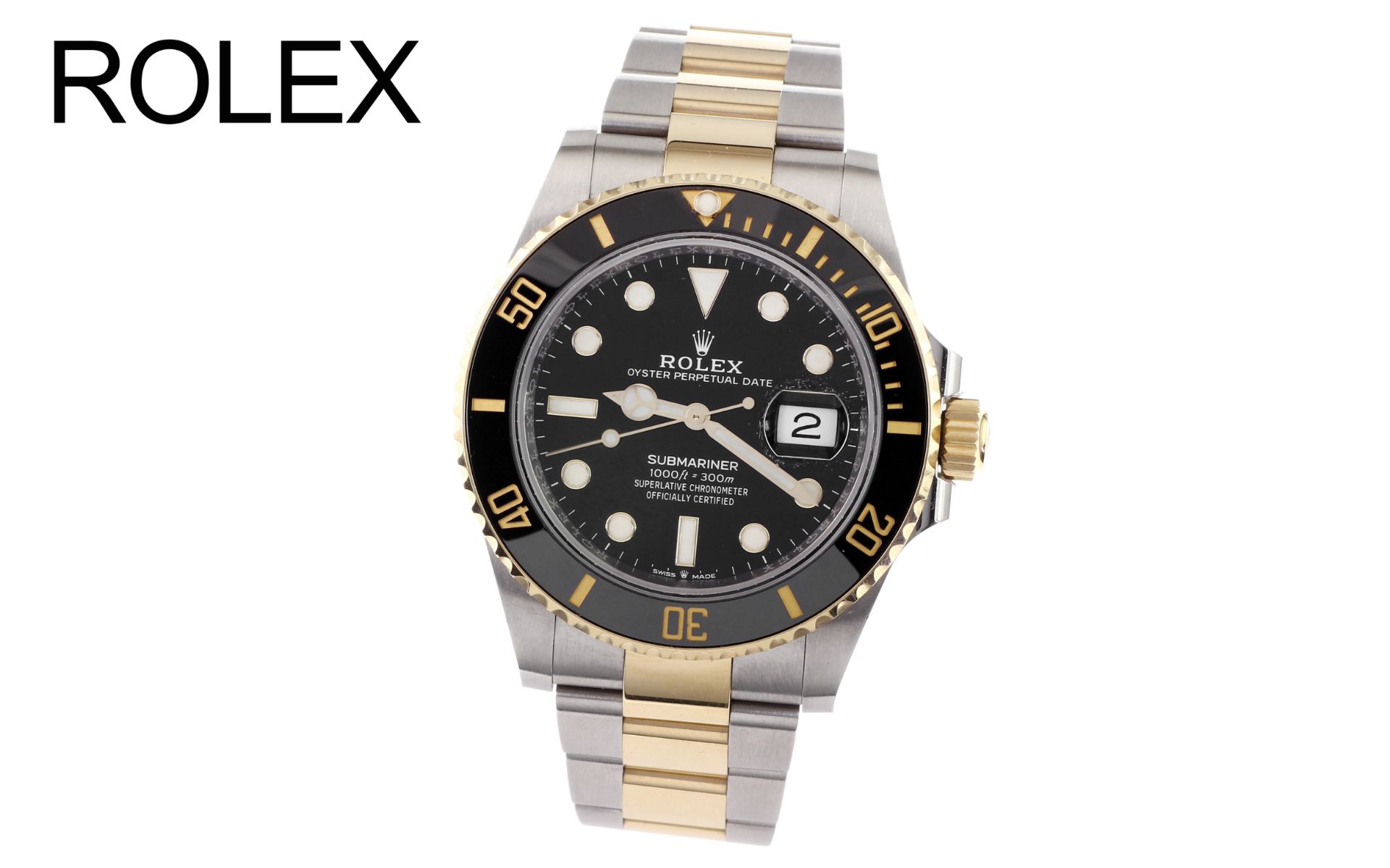 Rolex Submariner Ref. 126613 Automatik 750/- Gelbgold/Edelstahl. ohne Box und ohne Papiere