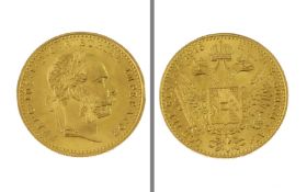 Goldmuenze 1 Dukate 3.49g 986/- Gelbgold 1915