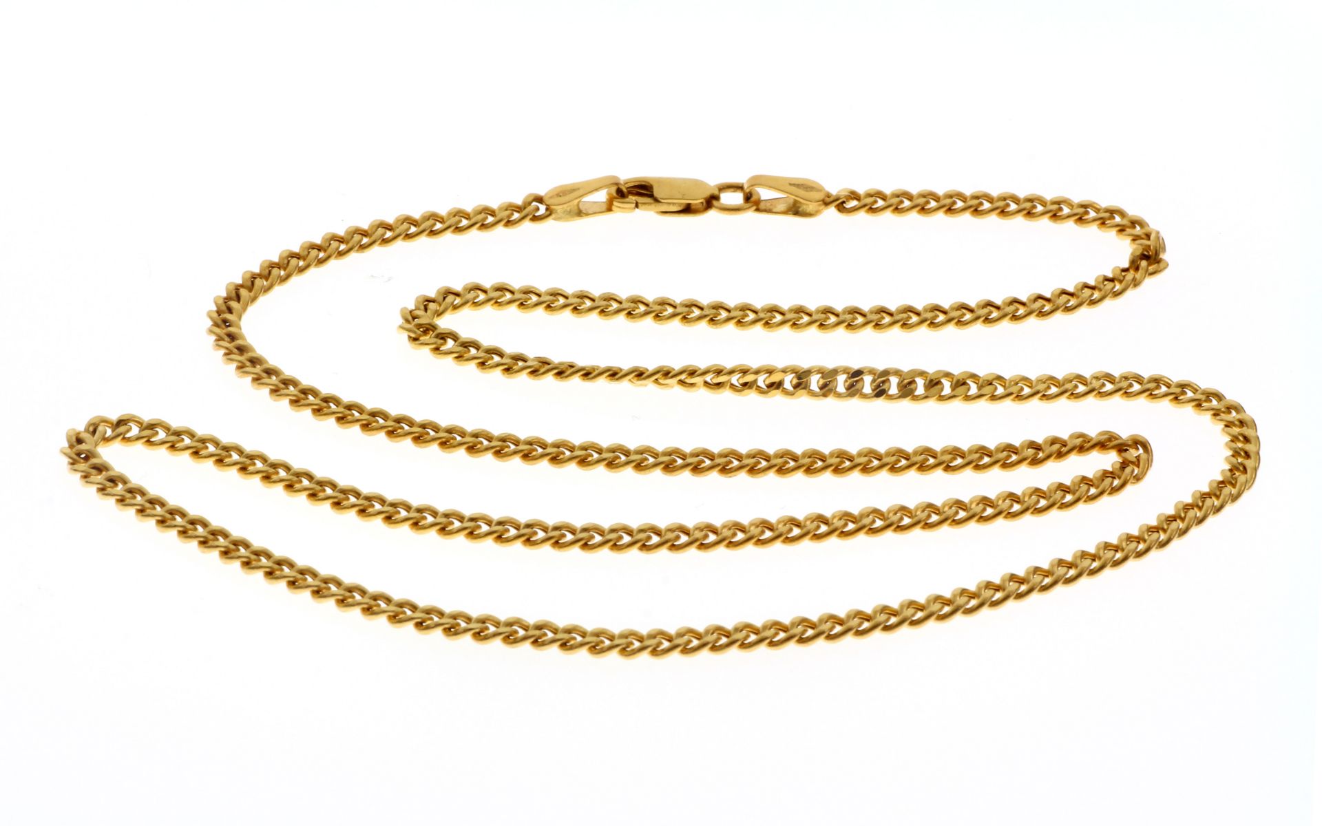 Kette 4.4g 585/- Gelbgold. Laenge ca. 45 cm