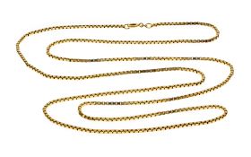 Kette 21.17g 585/- Gelbgold. Laenge ca. 90 cm