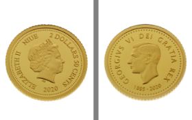 Goldmuenze "George IV" 0.5g 999/- Gelbgold 2020