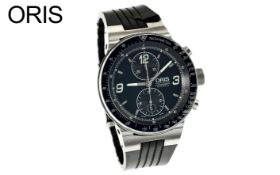 Oris Chronograph Automatik Edelstahl. ohne Box und ohne Papiere