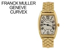 Franck Muller Geneve Curvex 100.77g 750/- Gelbgold. ohne Box und ohne Papiere