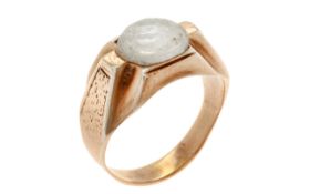 Ring 5g 585/- Rotgold. Ringgroesse ca. 57