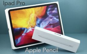 Ipad Pro (11 Zoll. 2. Generation) 128GB mit Box und Zubehoer. Apple Pencil (2nd Gen.) vorhanden