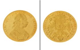 Goldmuenze 4 Dukaten 13.96g 986/- Gelbgold 1915