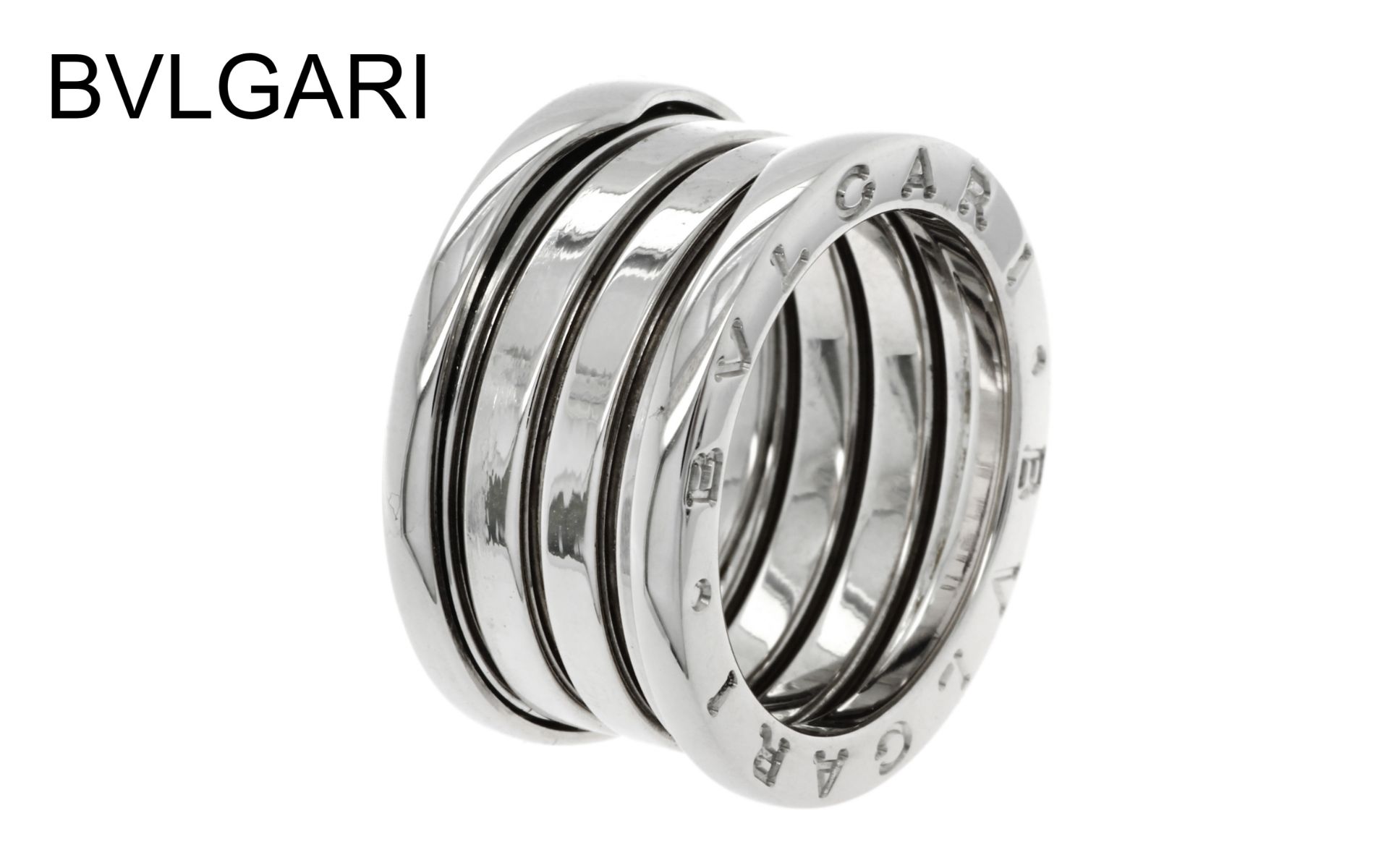 BVLGARI B.ZERO1 Ring 10.46g 750/- Weissgold. Ringgroesse ca. 52. Neureis: 3.790â‚¬