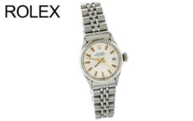 Rolex Lady Date Automatik Edelstahl. ohne Box und ohne Papiere