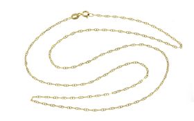 Kette 2.52g 585/- Gelbgold. Laenge ca. 55 cm