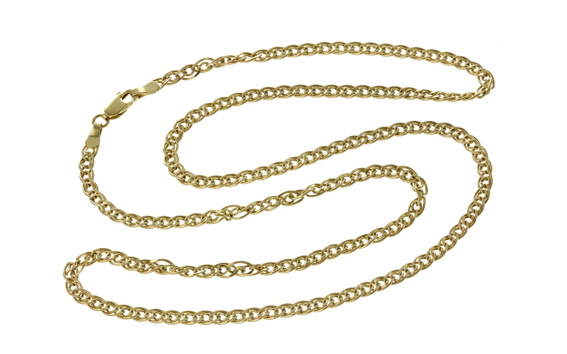 Kette 5.71g 585/- Gelbgold. Laenge ca. 55.50 cm