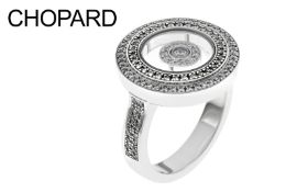Chopard Ring Ref. 826870-1109 12.52g 750/- Weissgold mit Diamanten. mit Zertifikat. Ringgroesse ca. 