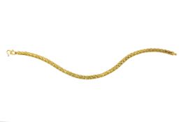 Armband 10.43g 916/- Gelbgold. Laenge ca. 19 cm