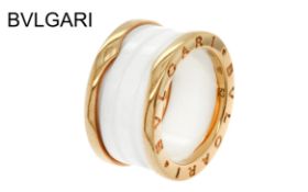 Bulgari Ring Cer Bianca BZero1 AN855564/52 9.15g 750/- Gelbgold. Ringgroesse ca. 52. Neupreis: 1.730