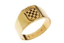 Ring 5.98g 585/- Gelbgold. Ringgroesse ca. 67