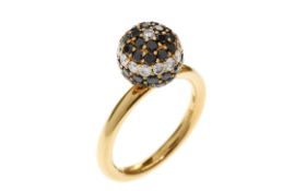 Ring 6.10 gr. 750/- Rosegold mit Diamanten 2.53 ct Ringgroesse 55