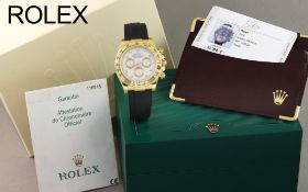 Rolex Daytona Ref. 116518 Automatik 750/- Gelbgold. mit Box und mit Papiere. Kaufdatum: 2005. LC100