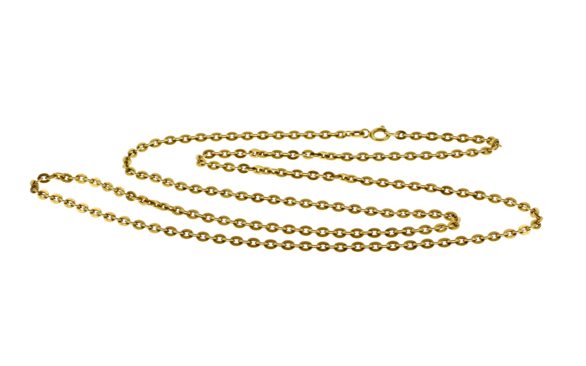 Kette 11.23g 585/- Gelbgold. Laenge ca. 61 cm