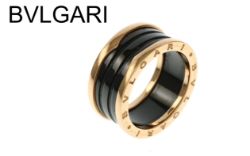 BVLGARI Ring 11.76g 750/- Rotgold/Keramik. Ringgroesse ca. 64