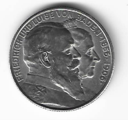 Deutsches Reich 2 Mark 1906 Friedrich und Luise von Baden 1856-1906  