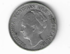 1 G Munt Van Het Koningrijk der Nederlanden 1929 Wilhelmina Koningin der Nederlanden