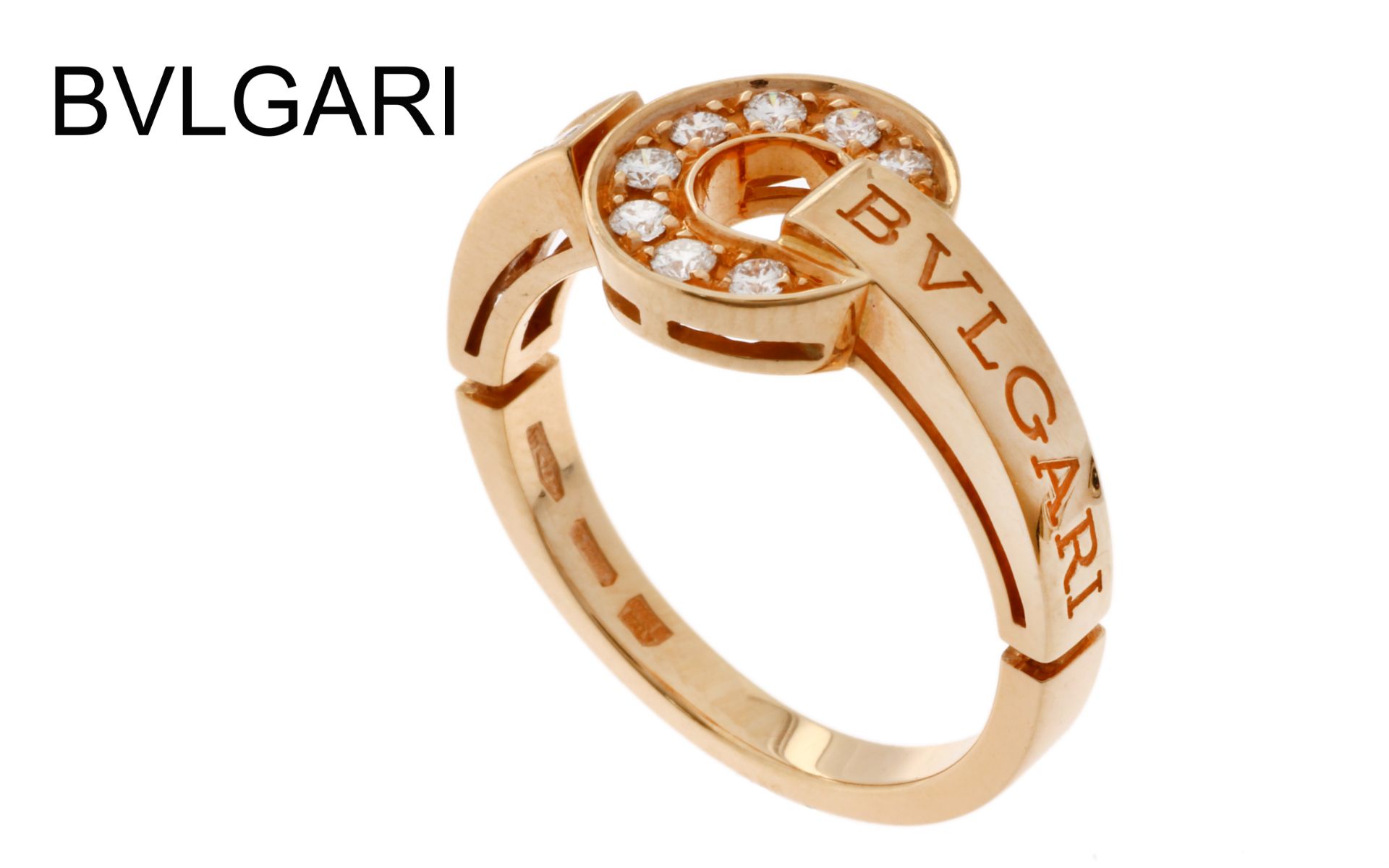 Bulgari Ring B/B OR Brill AN855854/54. Ringgroesse 54. ohne Box und ohne Papiere