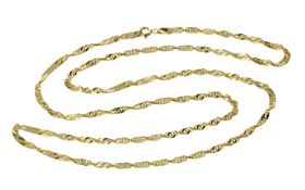 Kette 5.36g 585/- Gelbgold. Laenge ca. 54 cm