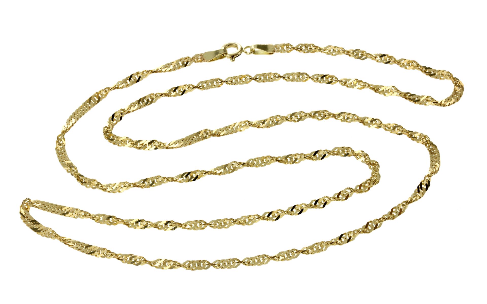 Kette 5.36g 585/- Gelbgold. Laenge ca. 54 cm