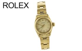 Rolex Oyster Perpetual Ref. 6719 Automatik 750/- Gelbgold. ohne Box und ohne Papiere