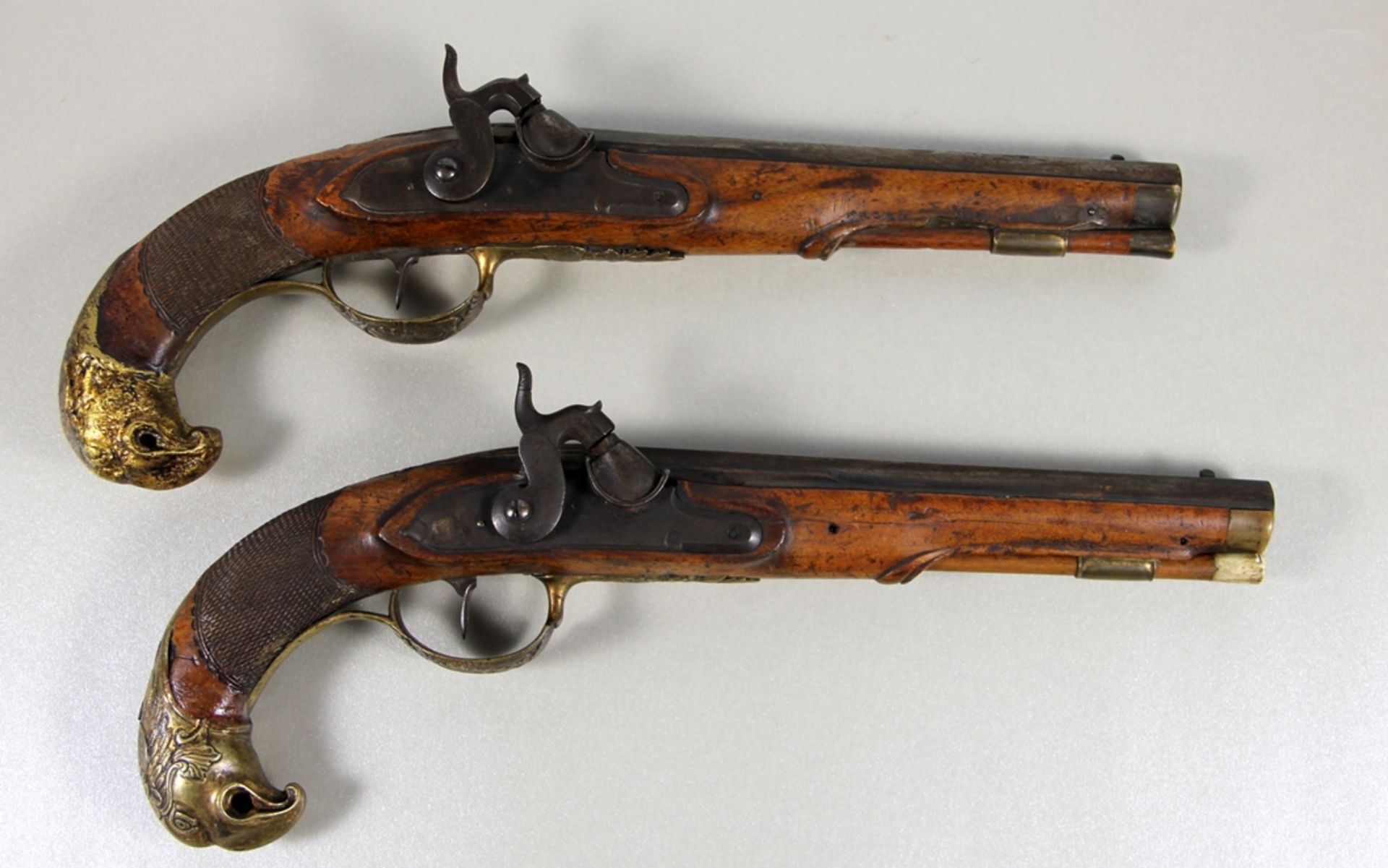 Paar antike Pistolen - Bild 2 aus 5