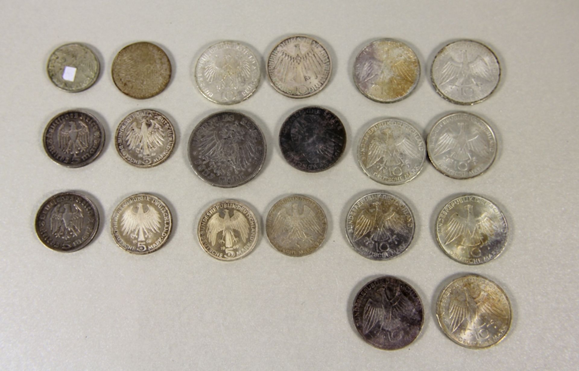 Konvolut Silbermünzen - Bild 2 aus 2