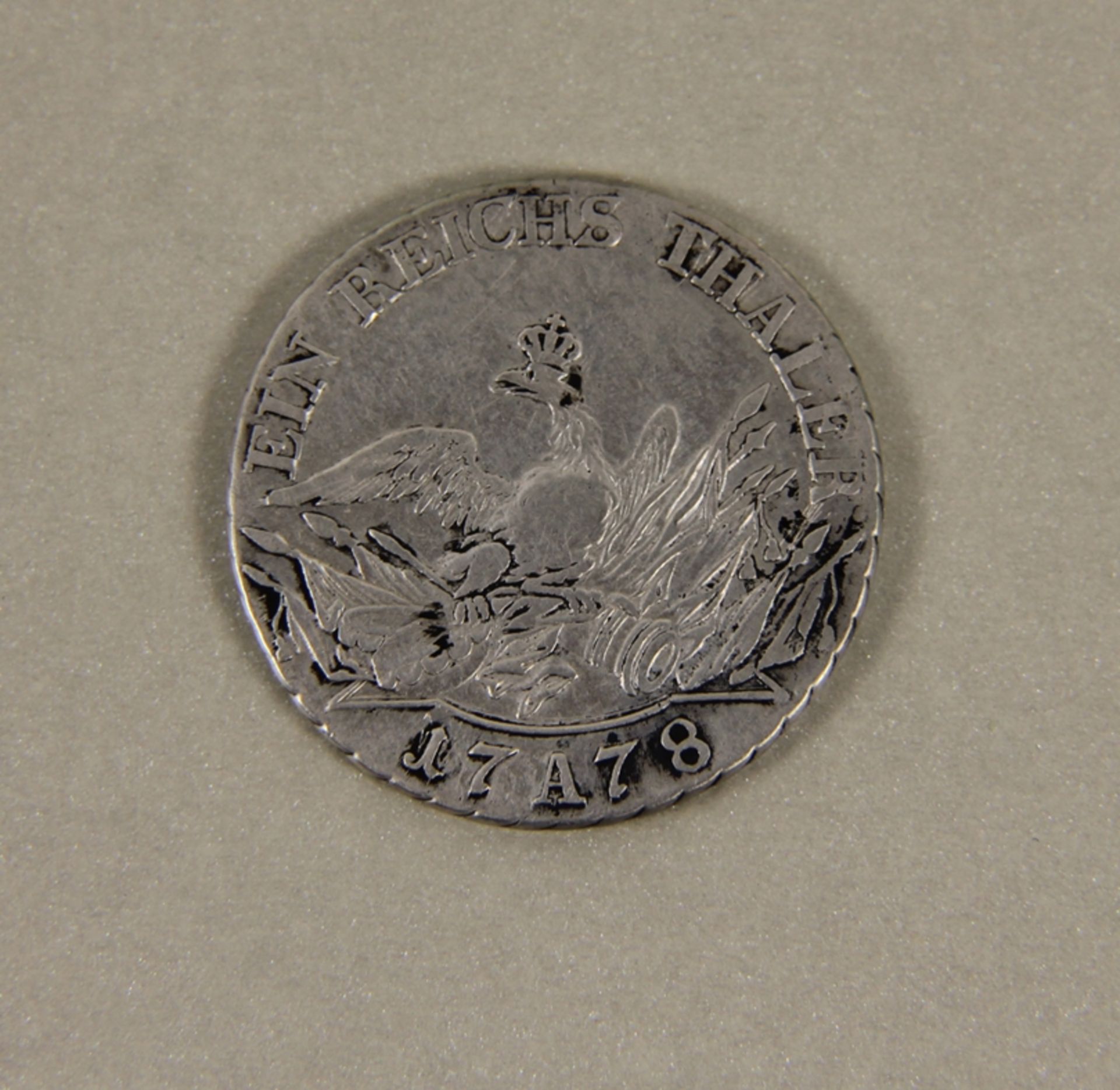 Reichsthaler-Münze - Bild 2 aus 2