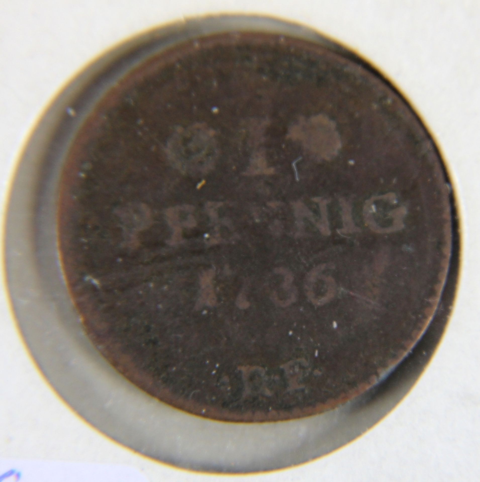 antike Pfennig-Münze